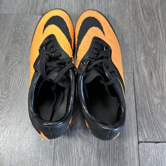 Nike Hypervenom Phelon FG Orange Black Cleats 599730-008 US 7 UK 6 Rare main image 9